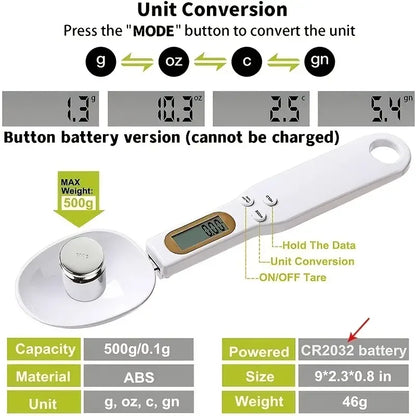 Measuring Spoon w/ Digital Scale