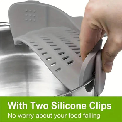 Silicone Clip-On Strainer