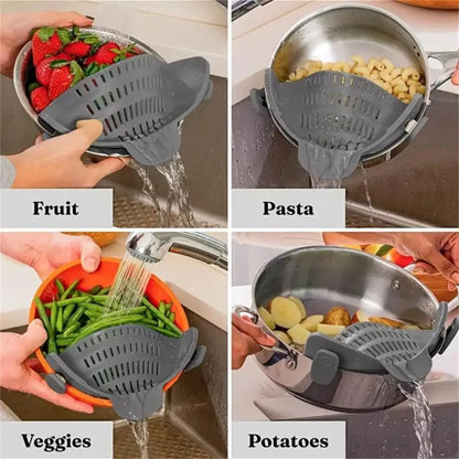 Silicone Clip-On Strainer